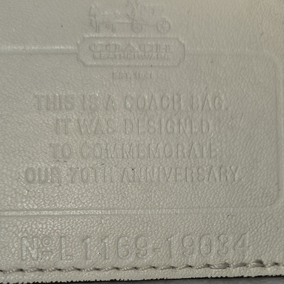 COACH Willis 70th Anniversary Small Handbag / Crossbody #19034 - Picture 8 of 14